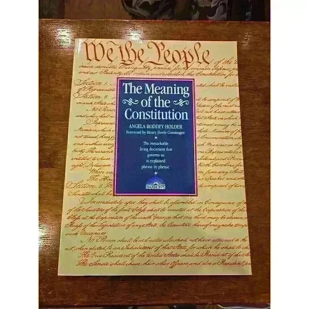 Meaning of the Constitution by Angela R. Holder (1987, Trade Paperback) - Picture 1 of 3